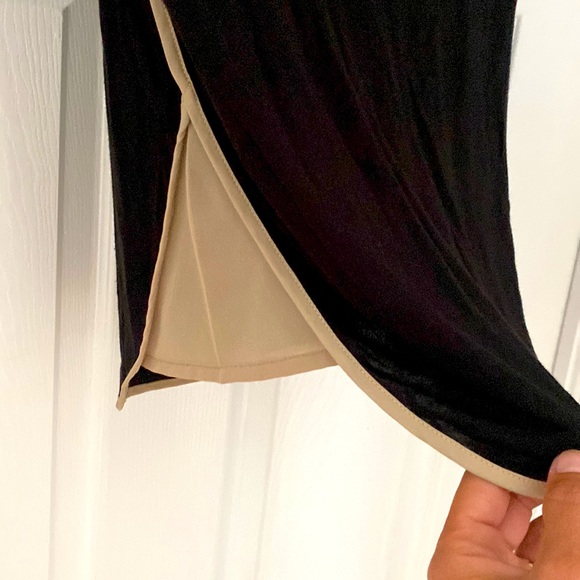 Black Bordeaux Anthropologie top - Picture 4 of 5